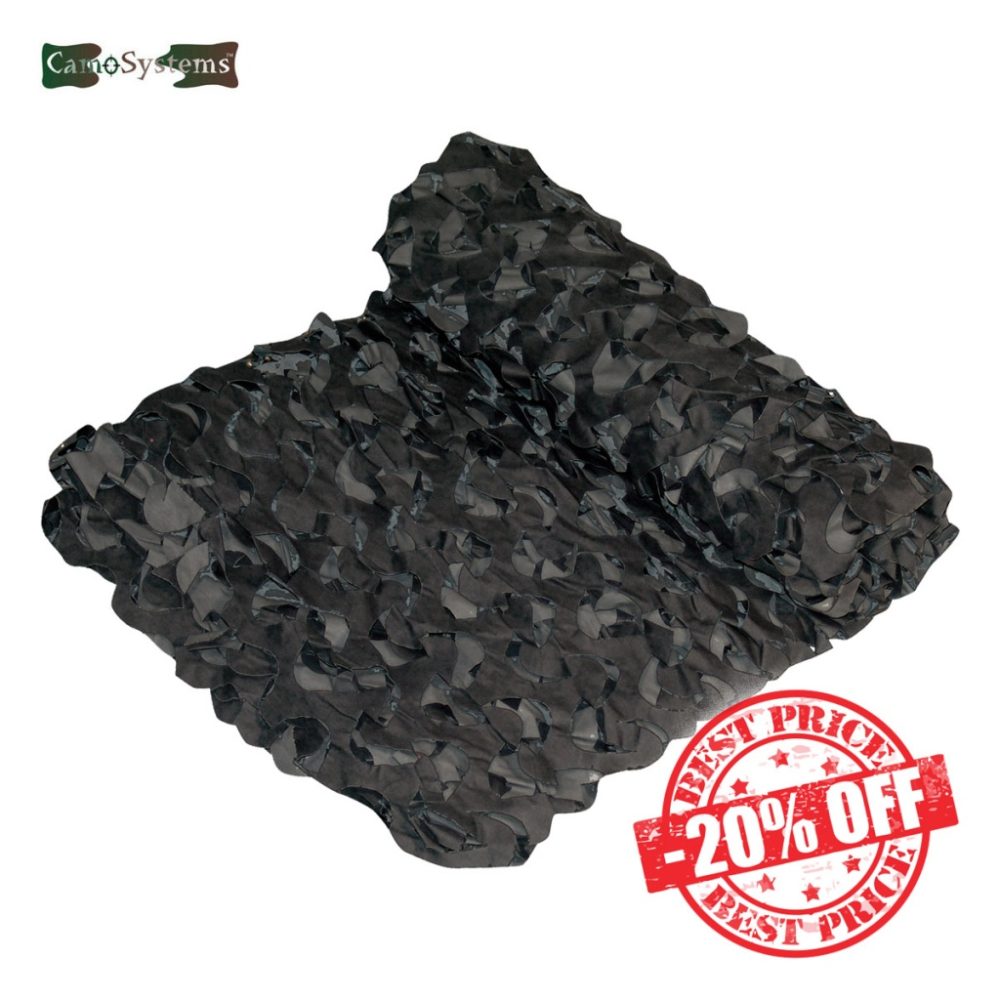 Camosystems Netting Crazy Camo 3x24 Black Dark Grey Sale insta