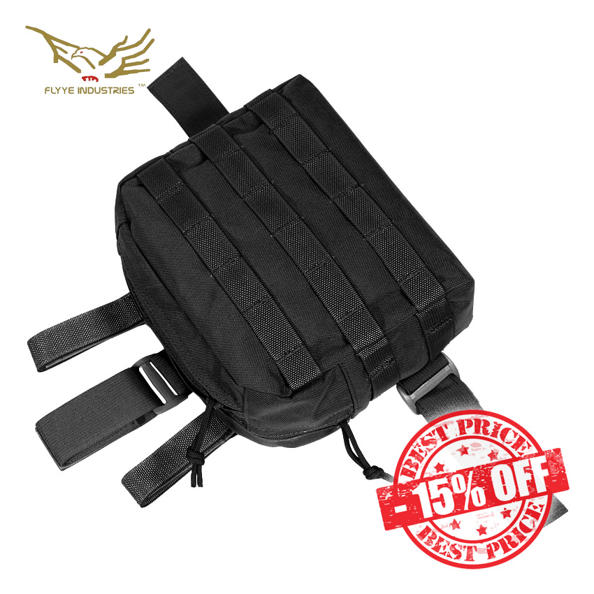 Flyye Drop Leg Accessories Pouch MOLLE Black Sale insta