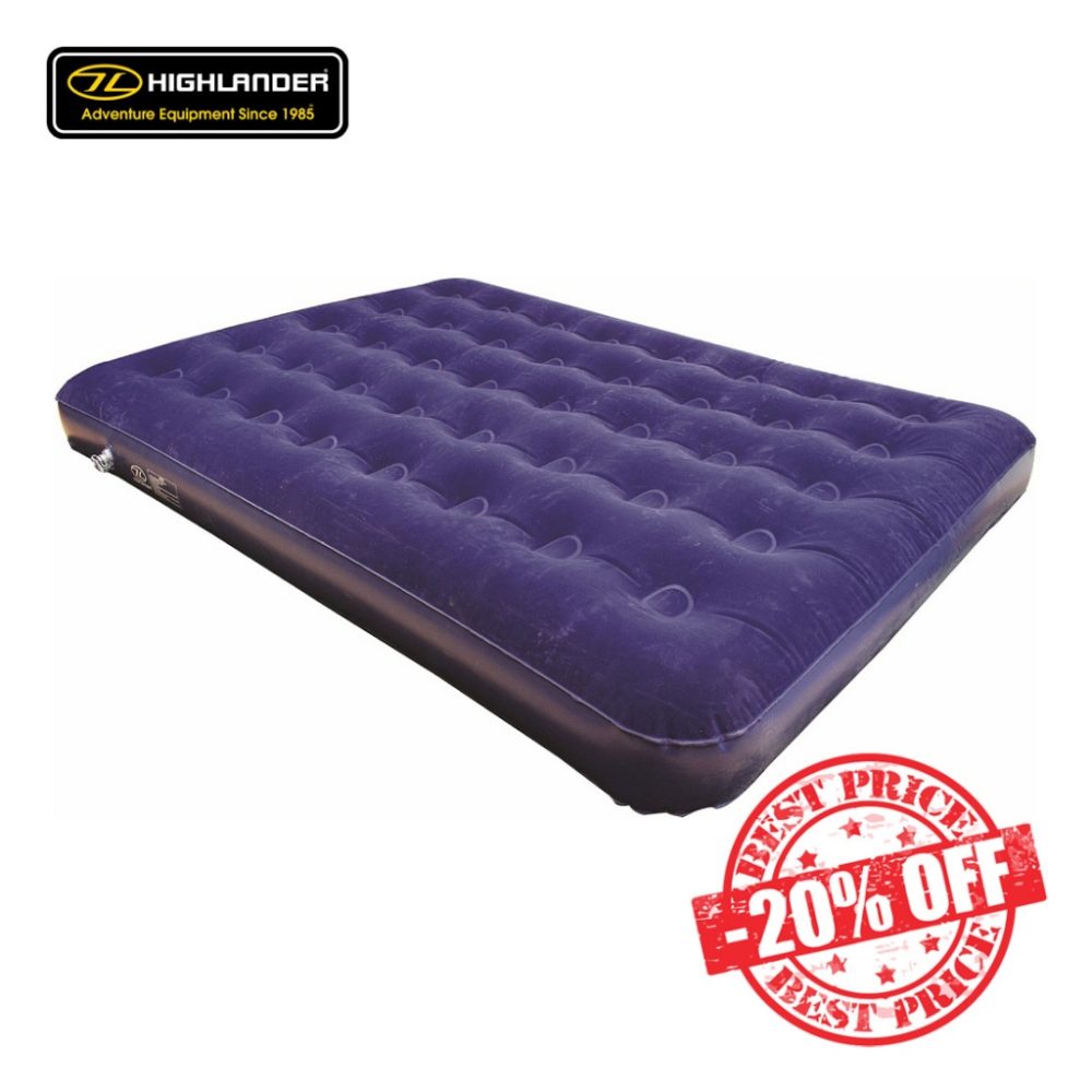 Highlander Sleepeze Airbed Double Blue Sale insta