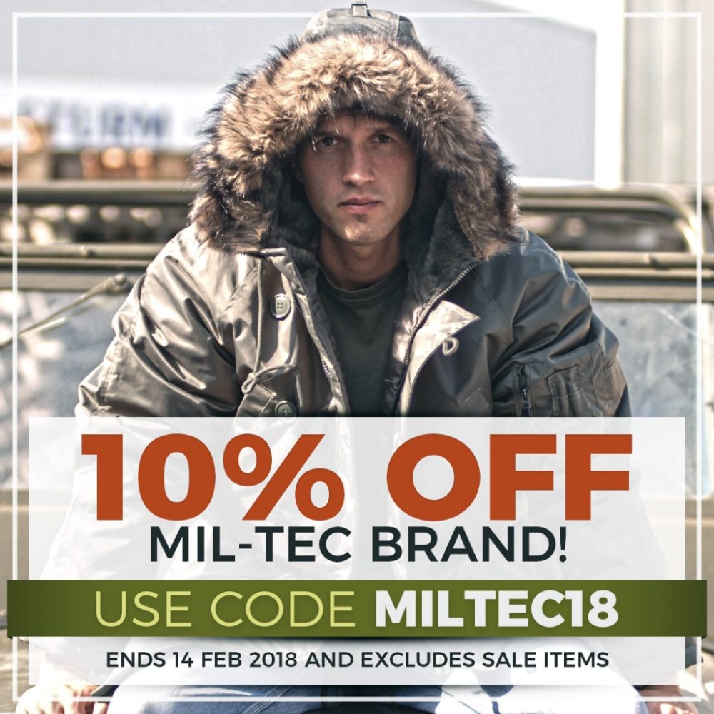 Mil-Tec Sale 2018 Instagram